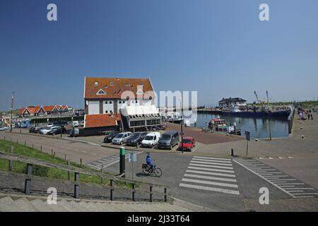 Porto a Oudeschild su Texel, Paesi Bassi Foto Stock