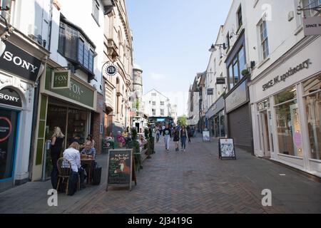 Viste di Pelham Street a Nottingham nel Regno Unito Foto Stock