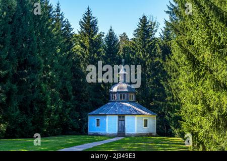 Mummelsee a Seebach, Foresta Nera, Germania Foto Stock