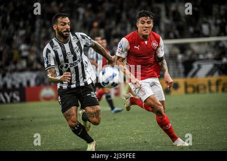 Fortaleza, Brasile. 05th Apr 2022. CE - Fortaleza - 04/05/2022 - SOUTH AMERICAN CUP 2022, CEARA X INDEPIENTE Photo: Kely Pereira/AGIF Credit: AGIF/Alamy Live News Foto Stock