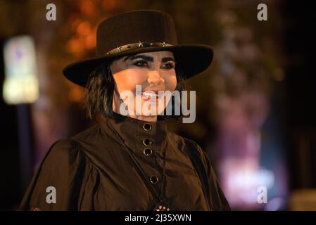 Roma, Italia. 05th Apr 2022. Fiordaliso partecipa alla prima mondiale del film "Piacere di conoscerti" all'Auditorium della conciliazione di Roma. Credit: SOPA Images Limited/Alamy Live News Foto Stock