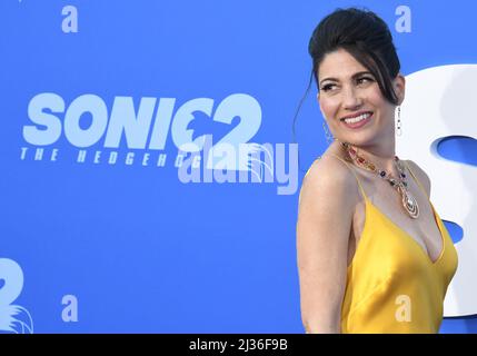 Los Angeles, Stati Uniti. 05th Apr 2022. Colleen o'Shaughnessey arriva al SONIC THE HEDGEHOG 2 Los Angeles Premiere tenuto al Regency Village Theatre di Westwood, CA martedì 5 aprile 2022. (Foto di Sthanlee B. Mirador/Sipa USA) Credit: Sipa USA/Alamy Live News Foto Stock
