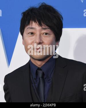 Los Angeles, Stati Uniti. 05th Apr 2022. Toru Nakahara arriva al SONIC THE HEDGEHOG 2 Los Angeles Premiere tenuto al Regency Village Theatre di Westwood, CA martedì 5 aprile 2022. (Foto di Sthanlee B. Mirador/Sipa USA) Credit: Sipa USA/Alamy Live News Foto Stock