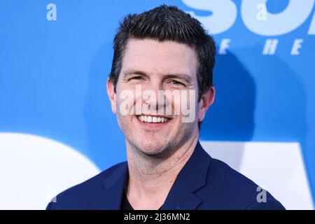 Westwood, Stati Uniti. 05th Apr 2022. WESTWOOD, LOS ANGELES, CALIFORNIA, USA - 05 APRILE: Jeff Fowler arriva al Los Angeles Premiere Screening of 'Sonic the Hedgehog 2' tenuto al Regency Village Theatre il 5 aprile 2022 a Westwood, Los Angeles, California, Stati Uniti. (Foto di Xavier Collin/Image Press Agency) Credit: Image Press Agency/Alamy Live News Foto Stock