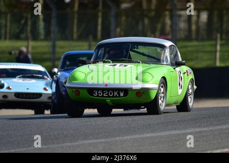 Barry Ashdown, Lotus Elan S1, il Road Sports Championship degli anni '70 è una serie di gare per auto sportive prodotte e registrate nel 1970 Foto Stock