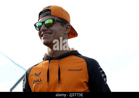 Melbourne, Australia. 6th aprile 2022. Lando Norris (GBR) McLaren. Gran Premio d'Australia, mercoledì 6th aprile 2022. Albert Park, Melbourne, Australia. Foto Stock