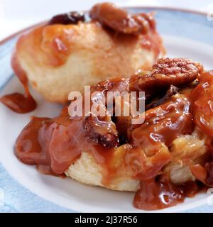 Mela caramello Sticky Bun Foto Stock