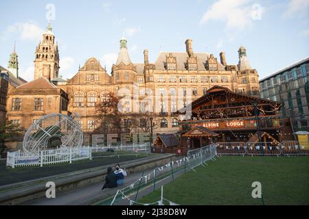 Municipio di Sheffield in Pinstone Street a Sheffield nel Regno Unito Foto Stock