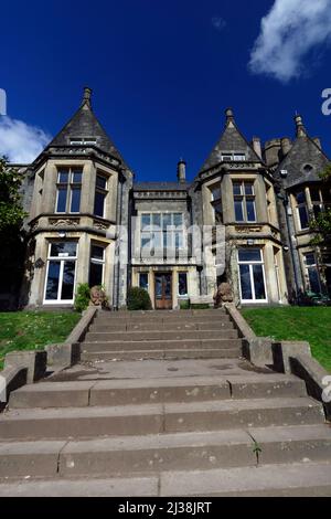 Sottopiede corte, casa di carbone proprietario James Harvey, Llandaff, Cardiff, Galles del Sud, Regno Unito. Foto Stock