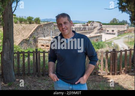 Arghila (Reggio Calabria), Italia 10/05/2016: Ecolandia, parco tematico. Il coordinatore in foto Gianfranco Schieripa, © Andrea Sabbadini Foto Stock