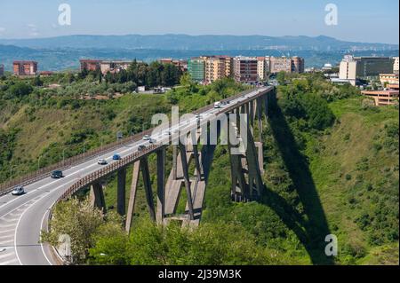 Catanzaro, Italia 09/05/2016: Vista sulla città. ©Andrea Sabbadini Foto Stock