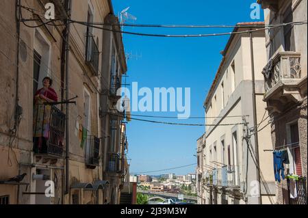 Catanzaro, Italia 09/05/2016: Rione Pianicello. ©Andrea Sabbadini Foto Stock