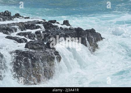 Impressioni panoramiche dal famoso Honolulu, Oahu HI Foto Stock