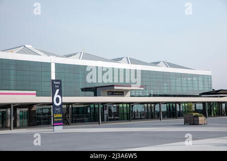 Aspetto dell'Aeroporto Internazionale di Felipe Angeles. Esterno dell'aeroporto. Foto Stock