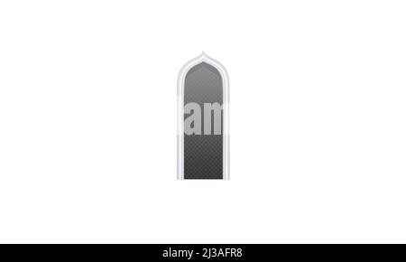 Porte arabe diverse forme per moschea islamico e orientale architettura vettore Illustrazione Vettoriale