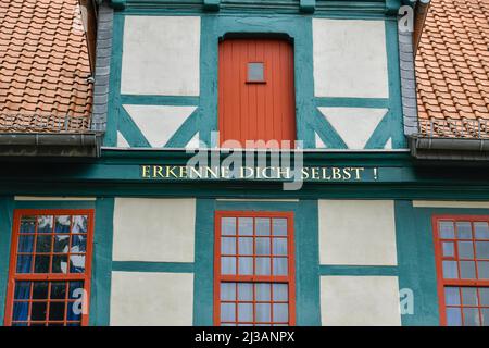 Lodge House Masonic Lodge, Kesslerstrasse, Hildesheim, bassa Sassonia, Germania Foto Stock