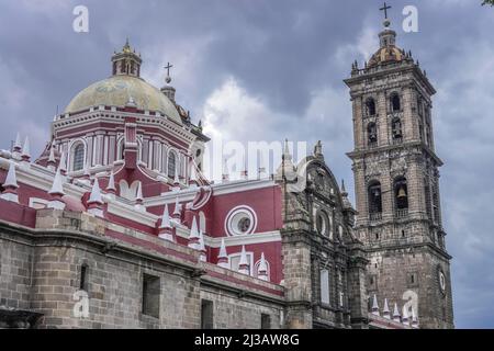 Cattedrale, Puebla, Messico Foto Stock