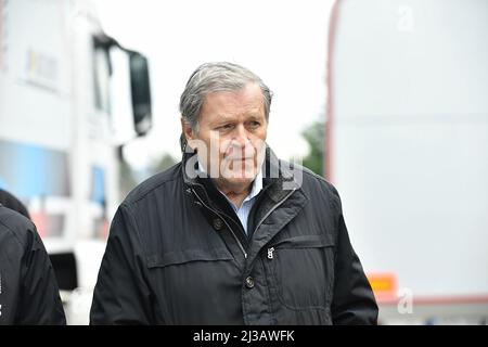 Hockenheim, Germania. 06th Apr 2022. 6th aprile 2022, Hockenheimring, Hockenheim, DTM test drives 2022, Hockenheimring, 5th aprile 06.04.2022, nella foto Norbert Haug Credit: dpa/Alamy Live News Foto Stock