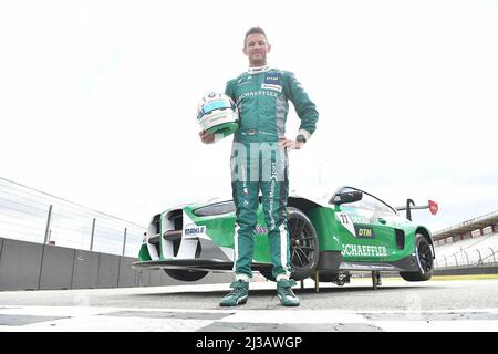 Hockenheim, Germania. 06th Apr 2022. 6th aprile 2022, Hockenheimring, Hockenheim, DTM test drives 2022, Hockenheimring, 5th aprile 06.04.2022, nella foto Marco Wittmann, Walkenhorst Motorsport Credit: dpa/Alamy Live News Foto Stock