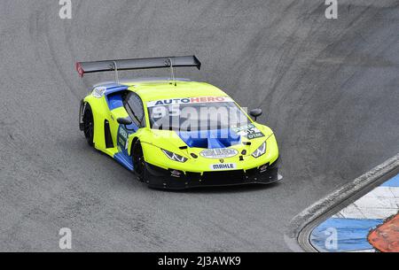 Hockenheim, Germania. 06th Apr 2022. 6th aprile 2022, Hockenheimring, Hockenheim, DTM test drives 2022, Hockenheimring, 5th aprile 06.04.2022, nella foto Nicki Thiim, T3 Motorsport Credit: dpa/Alamy Live News Foto Stock