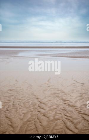 Fiume Severn Estuary. Foto Stock