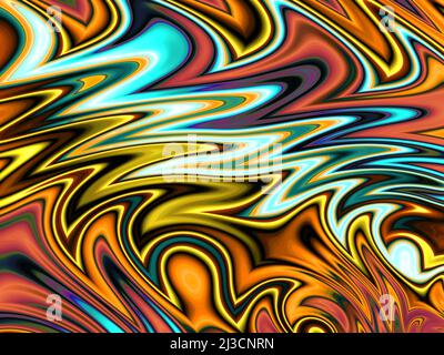 Motivo senza giunture multicolore. Stampa digitale a colori. Sfondo astratto Foto Stock