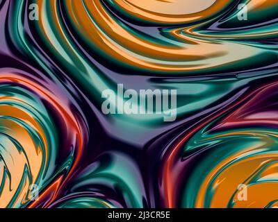 bstract fondo di luce frattale. Mostra sfondo scena vuoto. Foto Stock