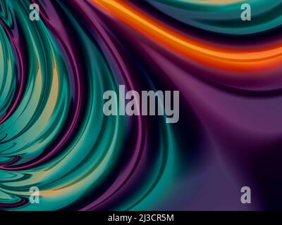 bstract fondo di luce frattale. Mostra sfondo scena vuoto. Foto Stock