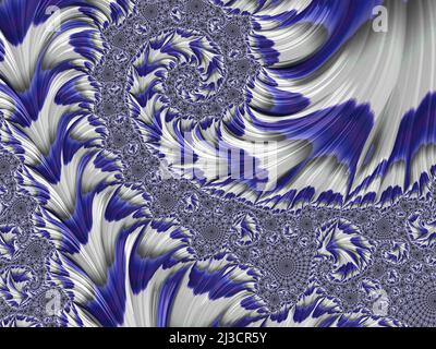 bstract fondo di luce frattale. Mostra sfondo scena vuoto. Foto Stock