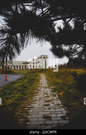 Littlewoods Building, Liverpool Innovation Park, Matte con vignette Foto Stock