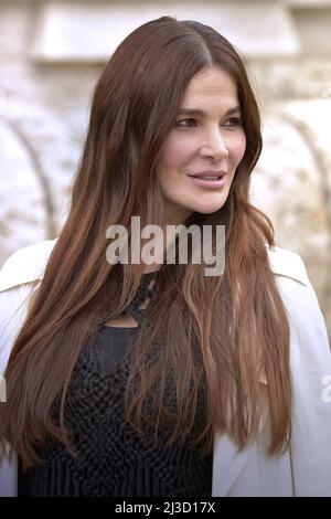 Roma, Italia. 07th Apr 2022. Presentazione del film, gli idoli delle donne.nella foto l'attrice italiana Ilaria Spada. Roma (Italia) 7 Aprile 2022 Credit: dpa/Alamy Live News Foto Stock