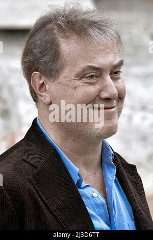 Roma, Italia. 07th Apr 2022. Presentazione del film, gli idoli delle donne.nella foto l'attore italiano Corrado Guzzanti. Roma (Italia) 7 Aprile 2022 Credit: dpa/Alamy Live News Foto Stock