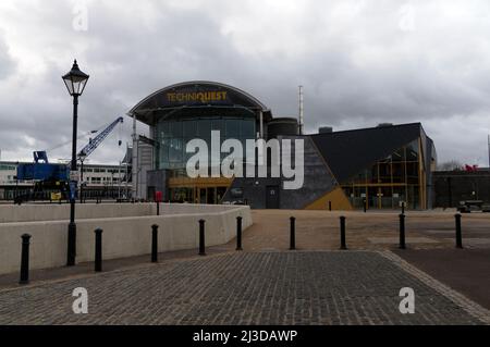 Techniquest scienza e tecnologia esperienza, Mermaid Quay, Cardiff Bay Foto Stock