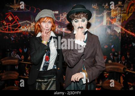 Berlino, Germania. 07th Apr 2022. Andrea Sawatzki arriva all'apertura della nuova area a tema "Golden 20s" di Madame Tussaud. Credit: Gerald Matzka/dpa/Alamy Live News Foto Stock