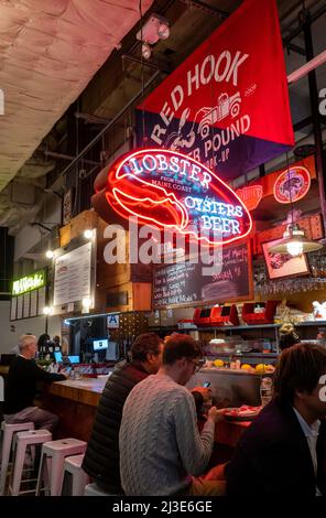 Red Hook Lobster Pound a Urbanspace Vanderbilt, New York City, USA Foto Stock