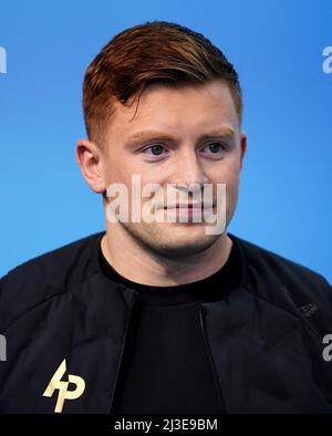 Loughborough NC's Adam Peaty durante il terzo giorno dei campionati britannici di nuoto 2022 al Ponds Forge International Swimming Centre, Sheffield. Data foto: Giovedì 7 aprile 2022. Foto Stock