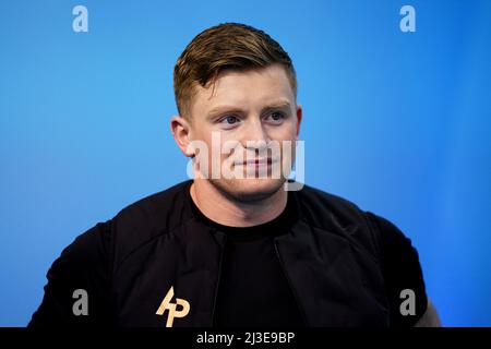 Loughborough NC's Adam Peaty durante il terzo giorno dei campionati britannici di nuoto 2022 al Ponds Forge International Swimming Centre, Sheffield. Data foto: Giovedì 7 aprile 2022. Foto Stock