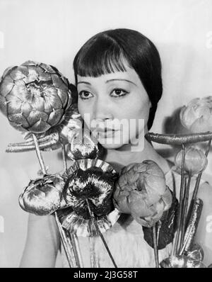 Carl Van Vechten foto-ritratto dell'attrice cinese americana Anna May Wong - 1935 Foto Stock