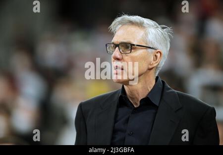 Gordon Herbert Bundestrainer von Deutschland Germania vs Israele Basketball World Cup Qualifiers 28.02.2022 snp Dome Heidelberg © diebilderwelt / Alamy Stock Foto Stock