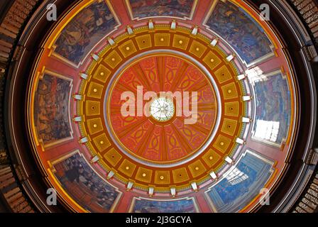 Cupola del Campidoglio dello Stato dell'Alabama, Montgomery Foto Stock