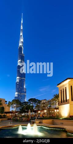 Dubai. EMIRATI ARABI UNITI. Burj Khalifa Foto Stock