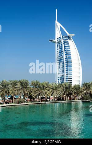 Dubai. EMIRATI ARABI UNITI. Burj al Arab Hotel Foto Stock