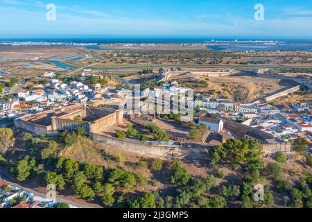 Castelo da Vila nella città di Castro Marim, Portogallo. Foto Stock