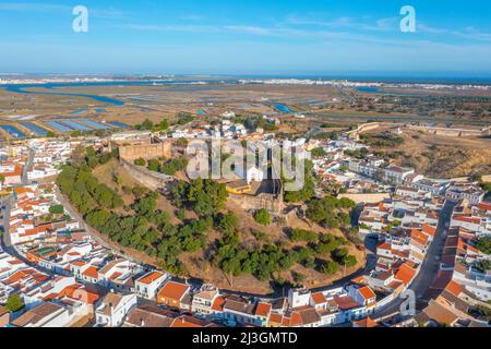 Castelo da Vila nella città di Castro Marim, Portogallo. Foto Stock