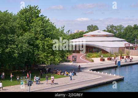 Francia, Parigi, il Parco la Villette, il Cabaret Sauvage Foto Stock