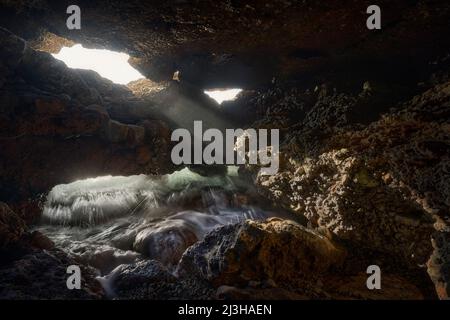 Grotta di Hades a Alcala de Xivert (Castellon - Spagna) Foto Stock