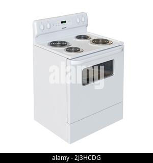 MODELLO BIANCO STANDARD CLEAN ELECTRIC RANGE 3D Foto Stock