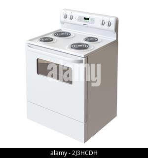 MODELLO BIANCO STANDARD CLEAN ELECTRIC RANGE 3D Foto Stock