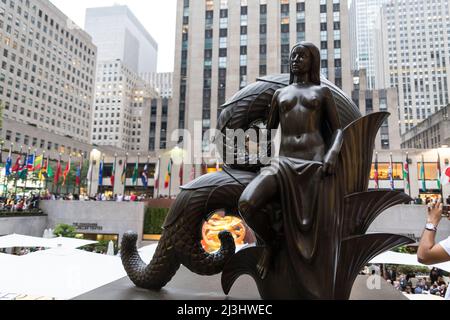 DIAMOND DISTRICT, New York City, NY, USA, rockefeller plaza Foto Stock