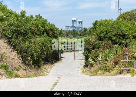 CAMP ROCKAWAY FORT TILDEN, New York City, NY, USA Foto Stock